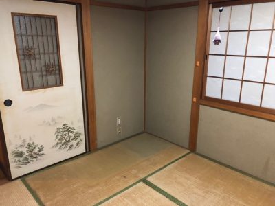 清掃後の部屋